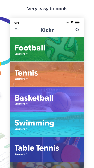 KICKR - Aplicatie Android & iOS pentru rezervare terenuri de sport